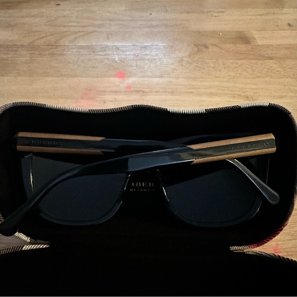 Vintage Burberry Sunglasses With Case Preowned very good condition main image 14